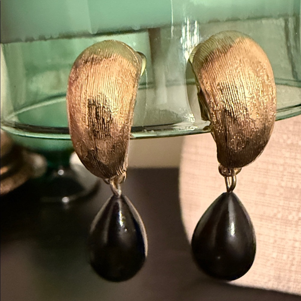Pauline Rader Signed Clip-On Earrings with Imitation Pearls